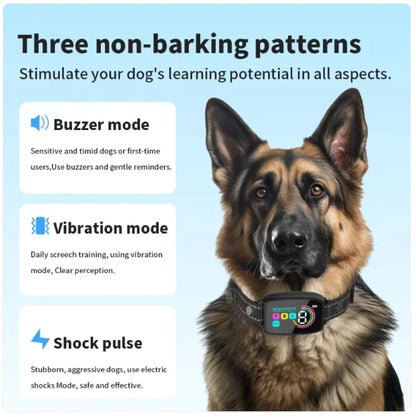 Beastlo Smart Rechargeable Anti-Bark Dog Collar with HD Display & Waterproof Design