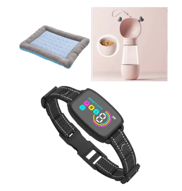 Beastlo Smart Rechargeable Anti-Bark Dog Collar with HD Display & Waterproof Design